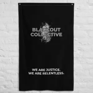 Blackout Collective Logo Flag