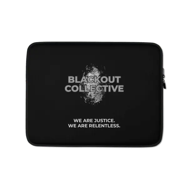 Blackout Collective Logo Laptop Sleeve - Image 2