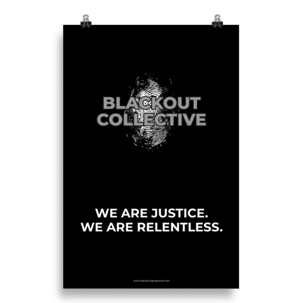 Blackout Collective Wall Poster