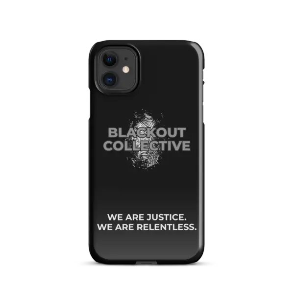 Blackout Collective Logo Snap case for iPhone®