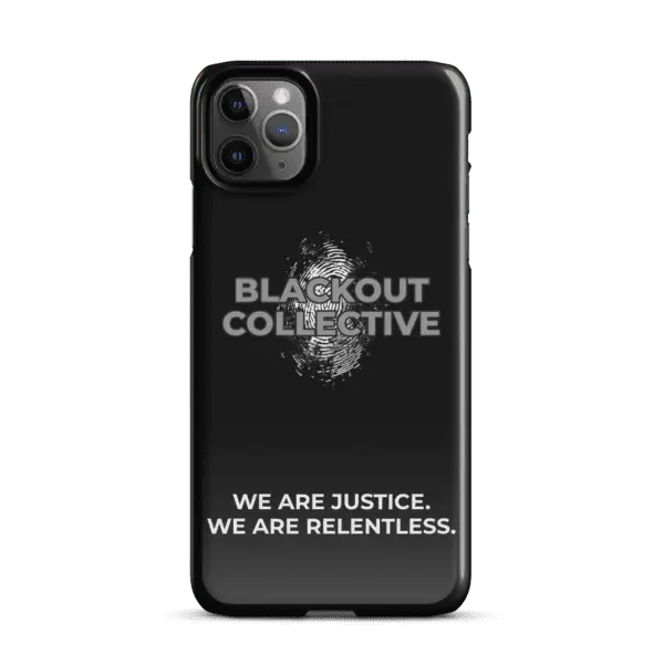 Blackout Collective Logo Snap case for iPhone® - Image 5