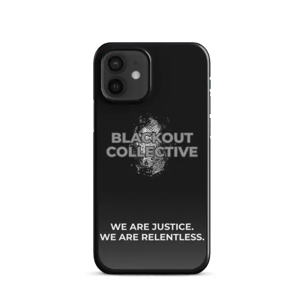 Blackout Collective Logo Snap case for iPhone® - Image 9