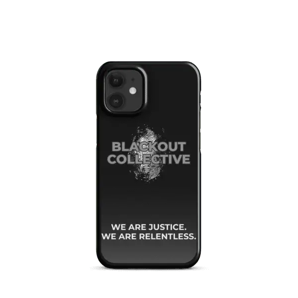 Blackout Collective Logo Snap case for iPhone® - Image 7