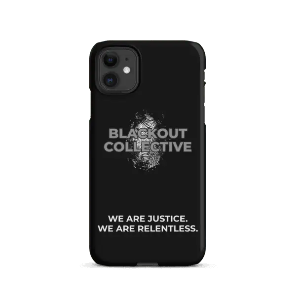 Blackout Collective Logo Snap case for iPhone® - Image 2