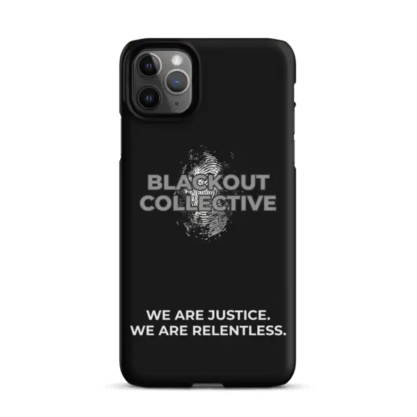 Blackout Collective Logo Snap case for iPhone® - Image 6
