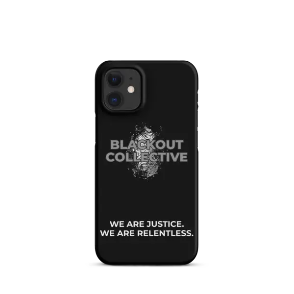 Blackout Collective Logo Snap case for iPhone® - Image 8