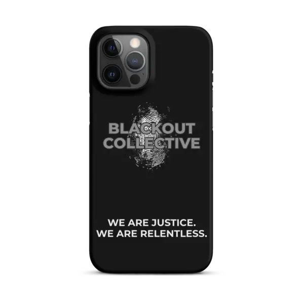 Blackout Collective Logo Snap case for iPhone® - Image 14