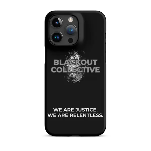 Blackout Collective Logo Snap case for iPhone® - Image 38